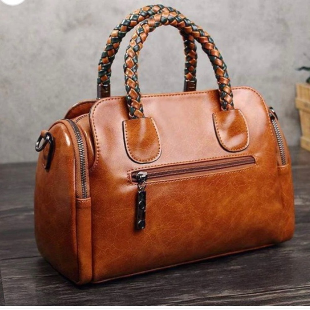 Xidibaoluo Faux Leather Purse color Brown Bag